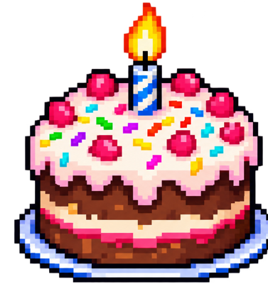 Pixelowy tort